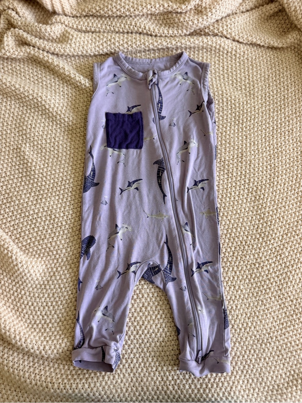 🐋 Kyte Baby Zip Romper | 18–24M | EUC